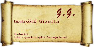 Gombkötő Gizella névjegykártya